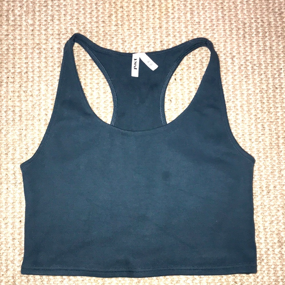 Pact organic cotton Women's Ore Ribbed Bra Top XL